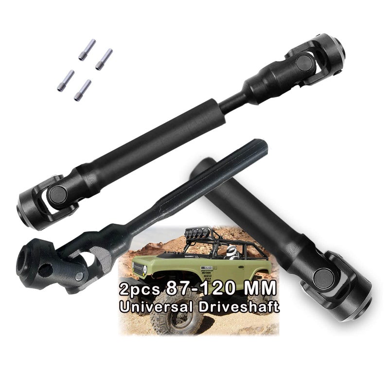 2 قطعة عمود محرك RC 87-122 مللي متر لـ 1/10 SCX10,SCX10-II RTR,(87-122 مللي متر) - Image 1